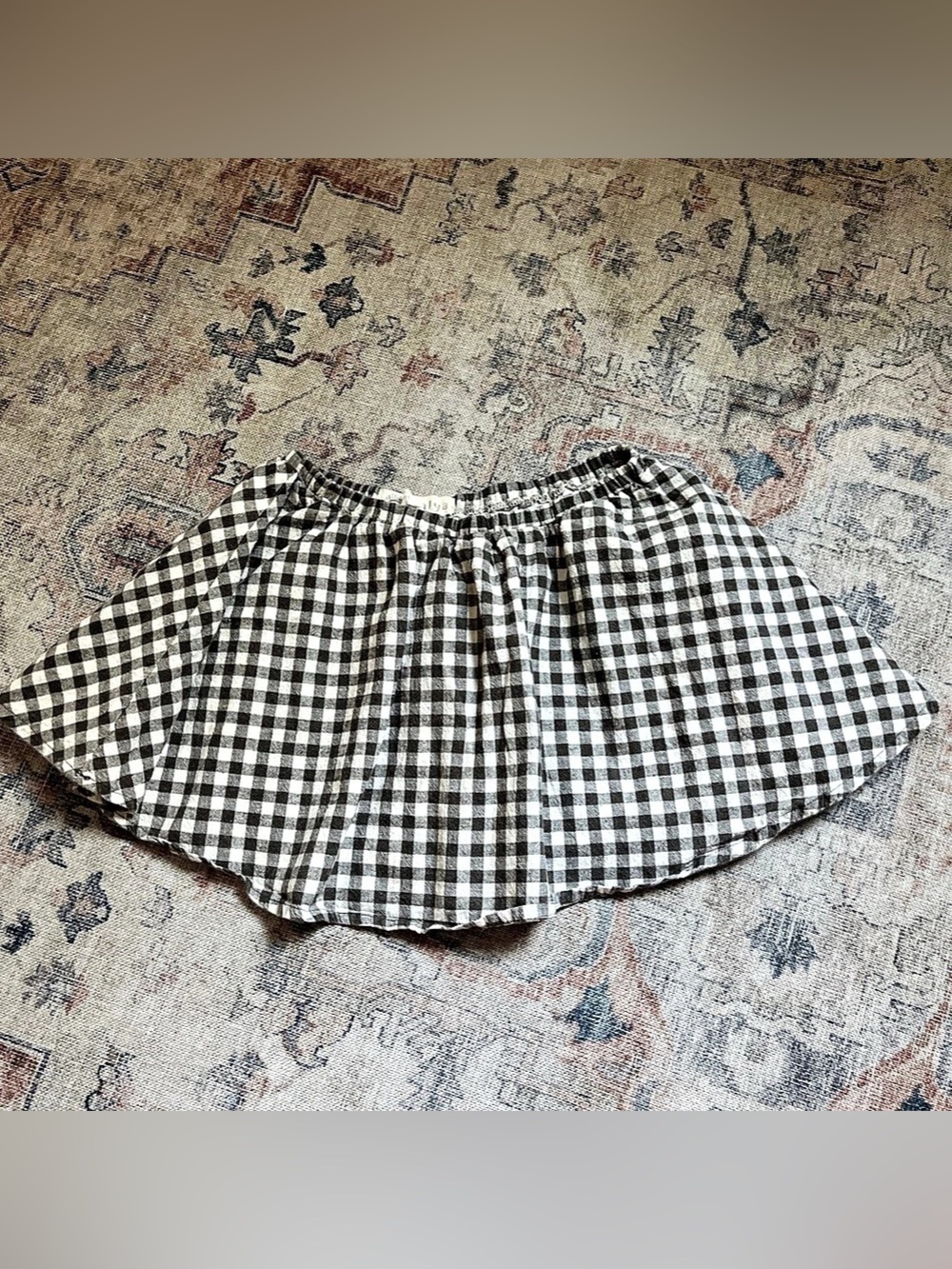 valya kids Gingham Swing Skirt Girls Size 5